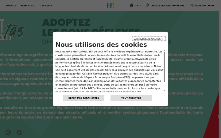 Screenshot von fiat.dz