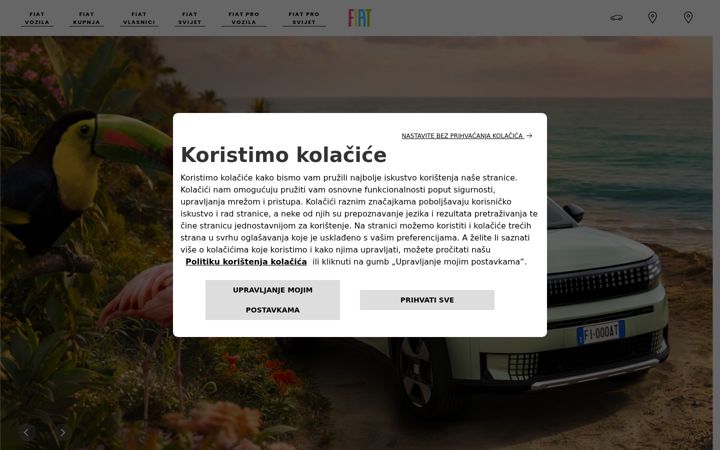 Screenshot of fiat.hr