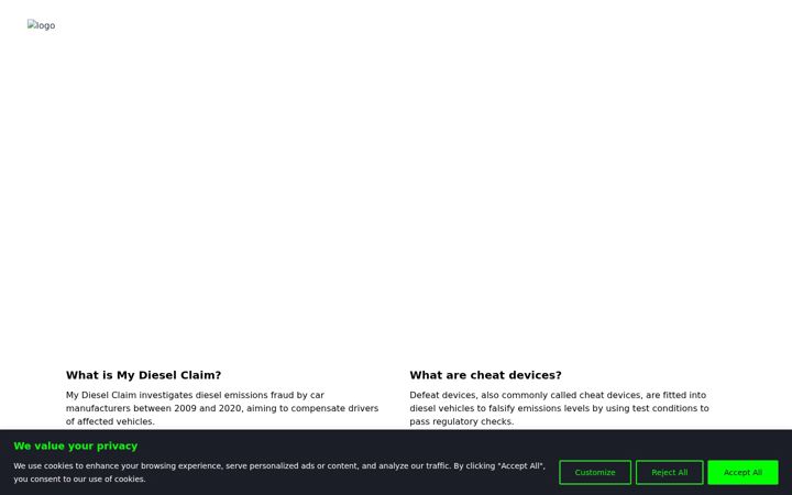 Screenshot of fiatclaimlawyersuk.com