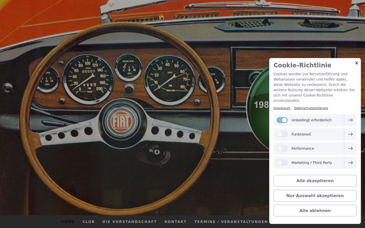 Screenshot of fiatclubheilbronn.de