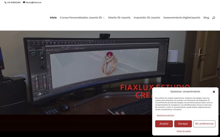 Screenshot ta' fiaxlux.es