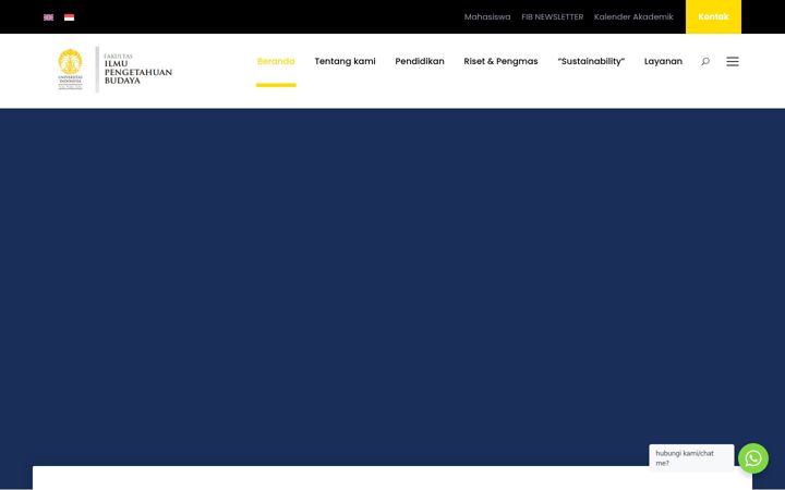 Screenshot of fib.ui.ac.id
