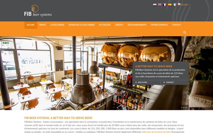 Screenshot of fibbeersystems.fr