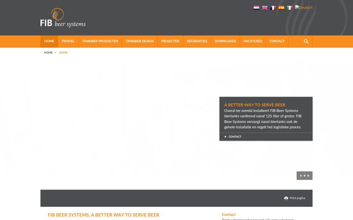 Screenshot of fibbeersystems.nl