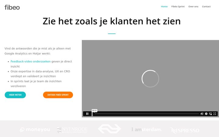 Screenshot of fibeo.nl