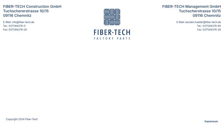 Screenshot of fiber-tech.de
