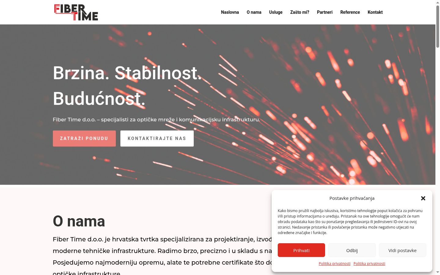 Snímka obrazovky banera súhlasu zobrazeného pred akoukoľvek interakciou