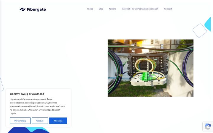 Screenshot of fibergate.pl