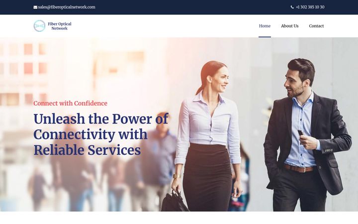 Zrzut ekranu fiberopticalnetwork.com