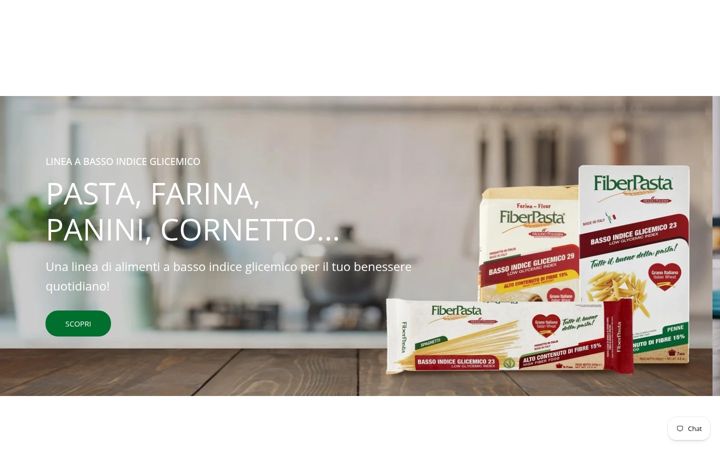 Screenshot of fiberpastashop.it