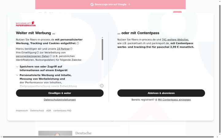 Screenshot of fibers-in-process.de