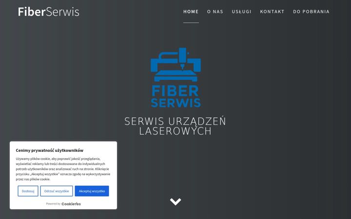 Screenshot of fiberserwis.pl