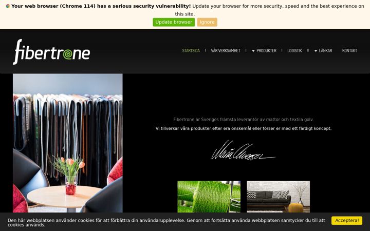 Screenshot of fibertrone.se