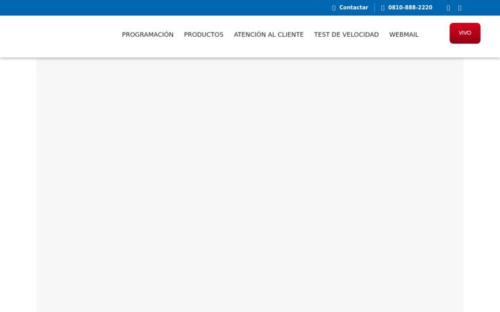 Screenshot of fiberway.com.ar
