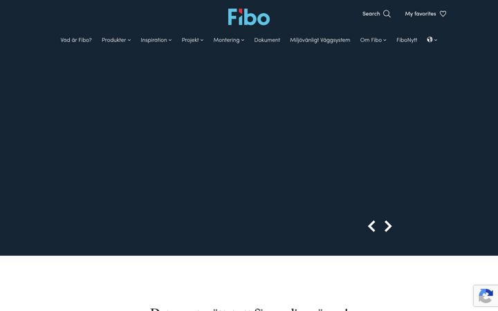 Screenshot of fibo.se