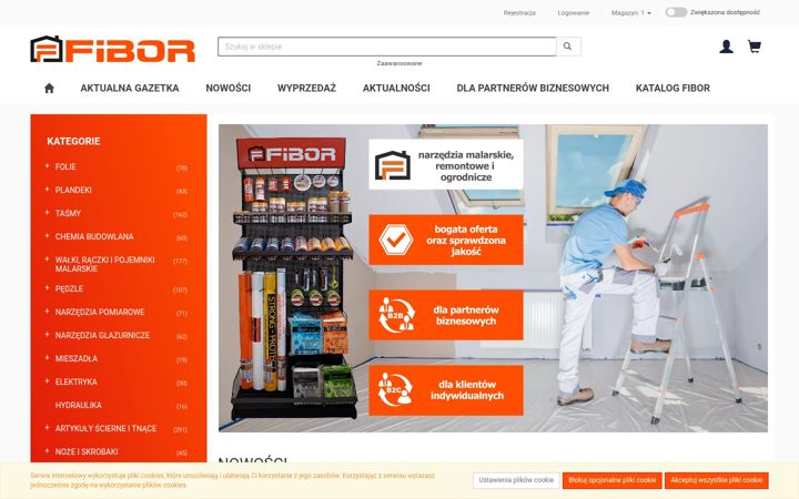 Screenshot of fibor.pl