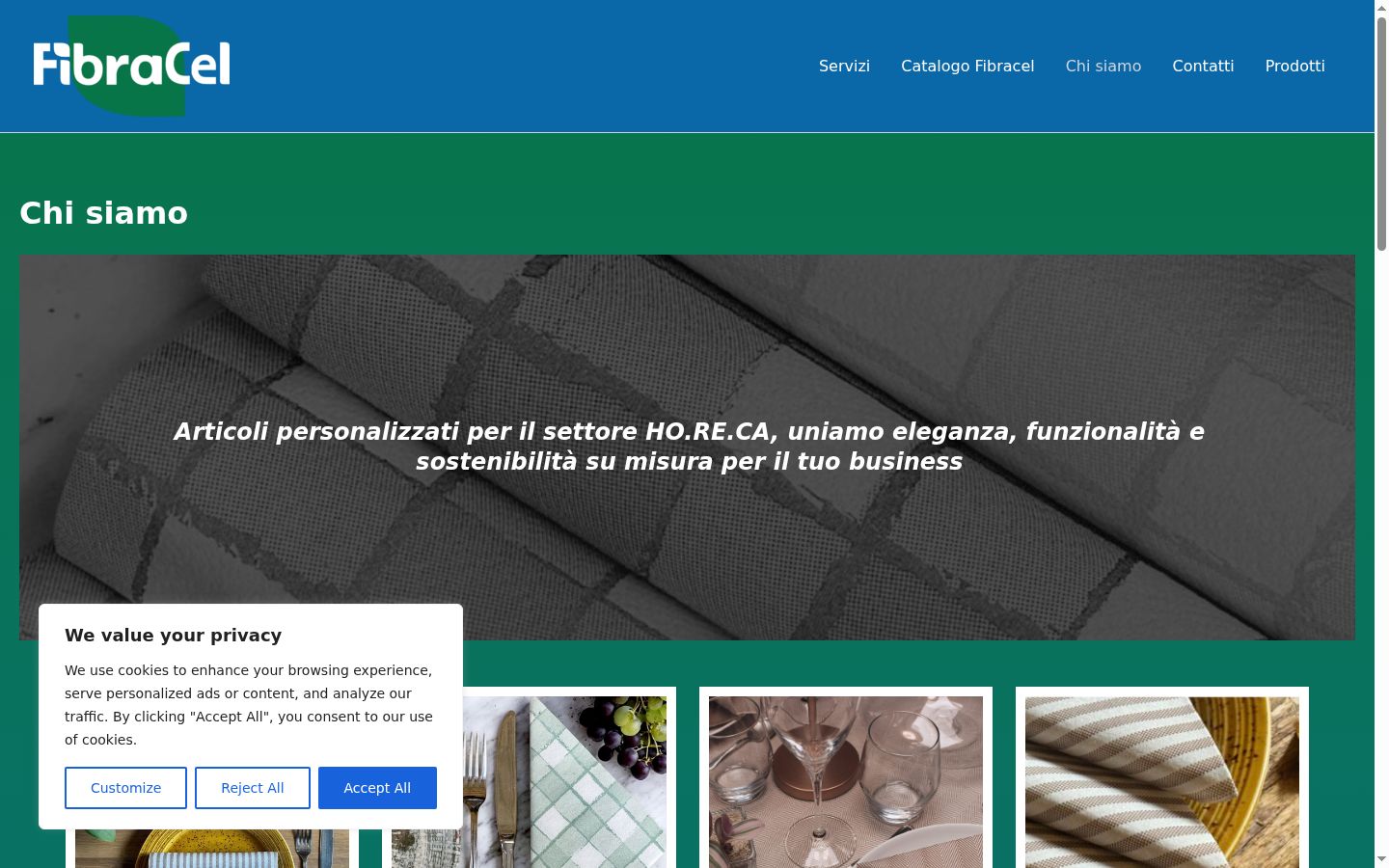 Screenshot tal-banner tal-kunsens muri qabel kwalunkwe interazzjoni