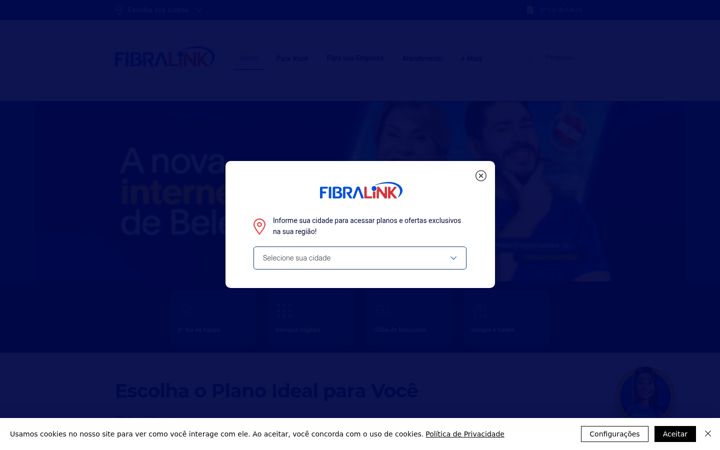 Ekrānuzņēmums no fibralink.net.br