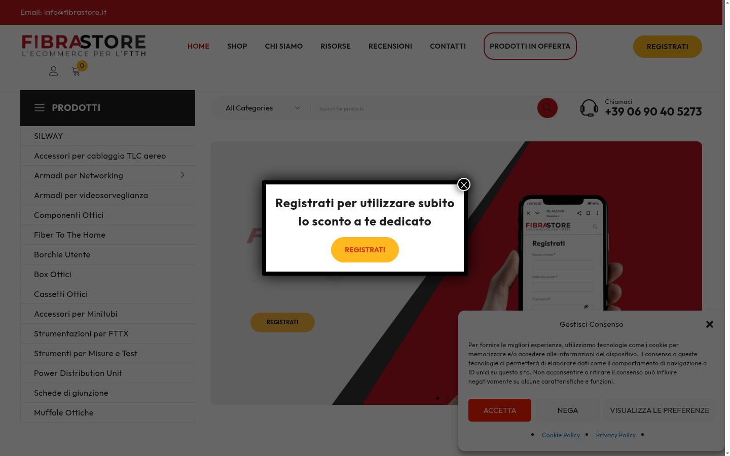 Screenshot tal-banner tal-kunsens muri qabel kwalunkwe interazzjoni