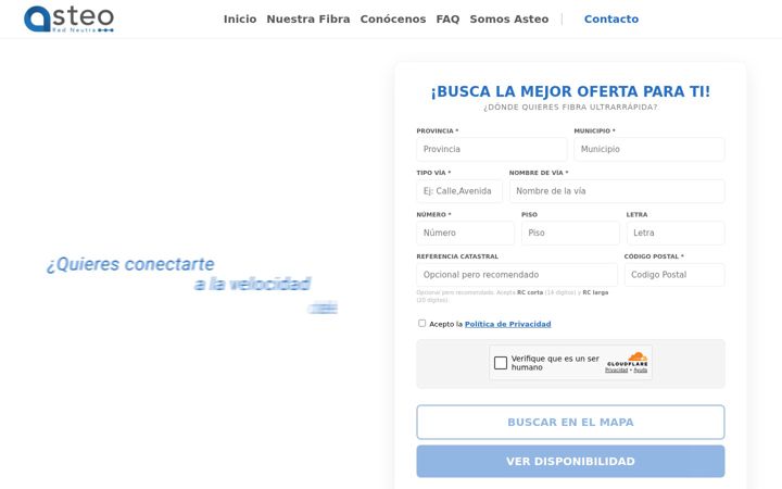 Screenshot of fibraultrarrapida.es