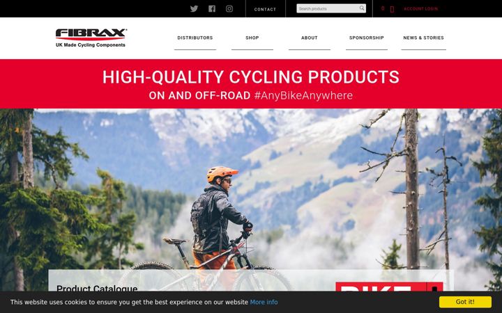 Screenshot of fibrax.org
