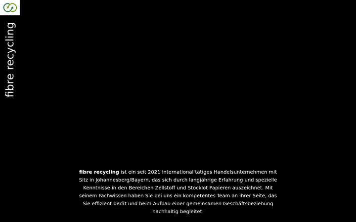 Screenshot of fibre-recycling.eu