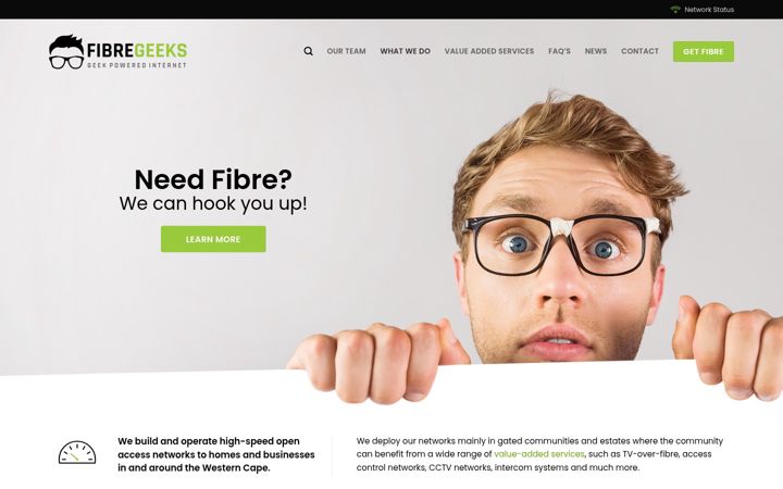 Képernyőkép: fibregeeks.co.za