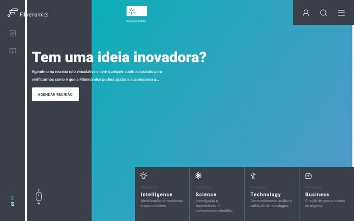 Screenshot of fibrenamics.com