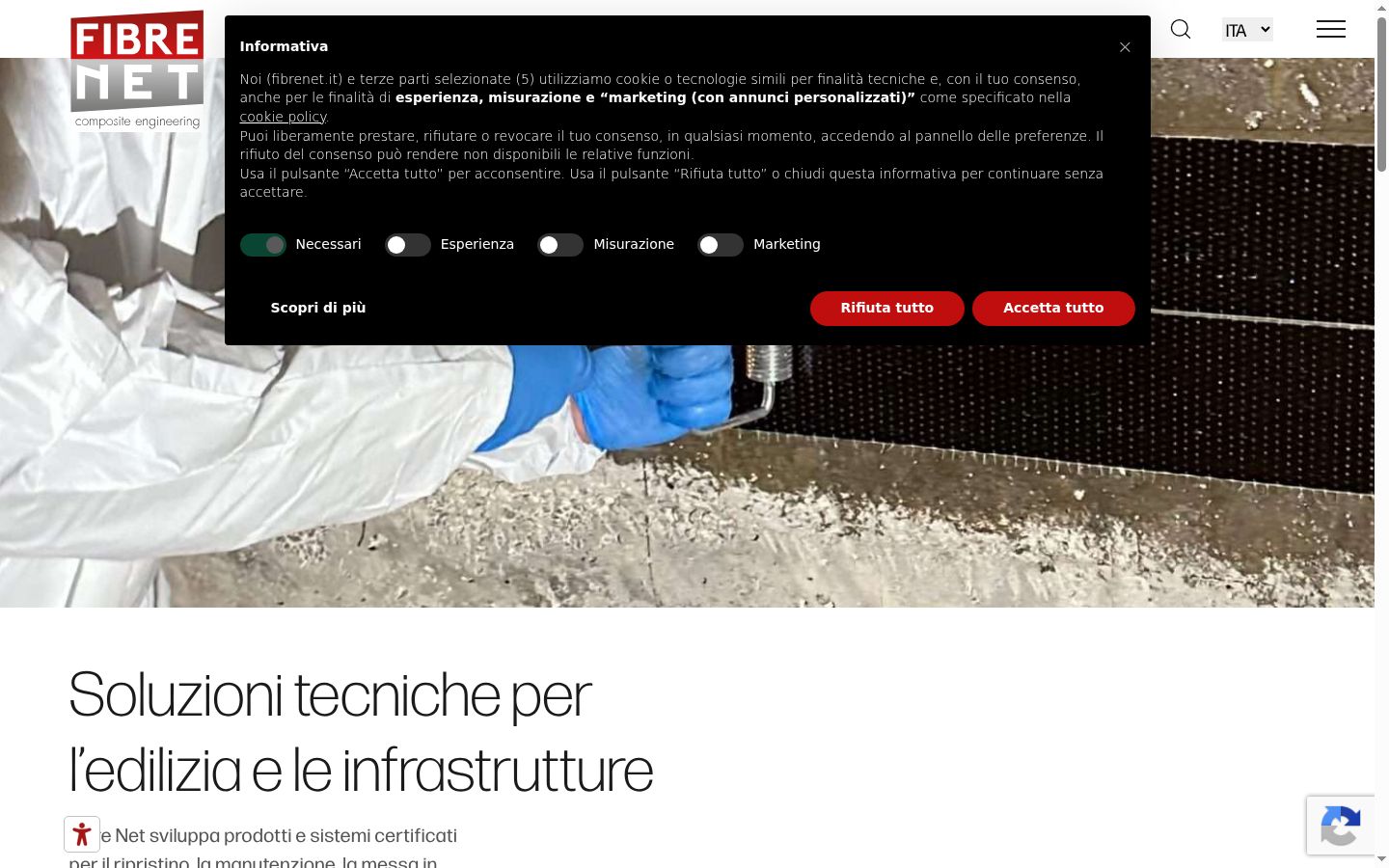 Screenshot tal-banner tal-kunsens muri qabel kwalunkwe interazzjoni