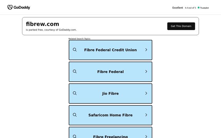 Screenshot of fibrew.com