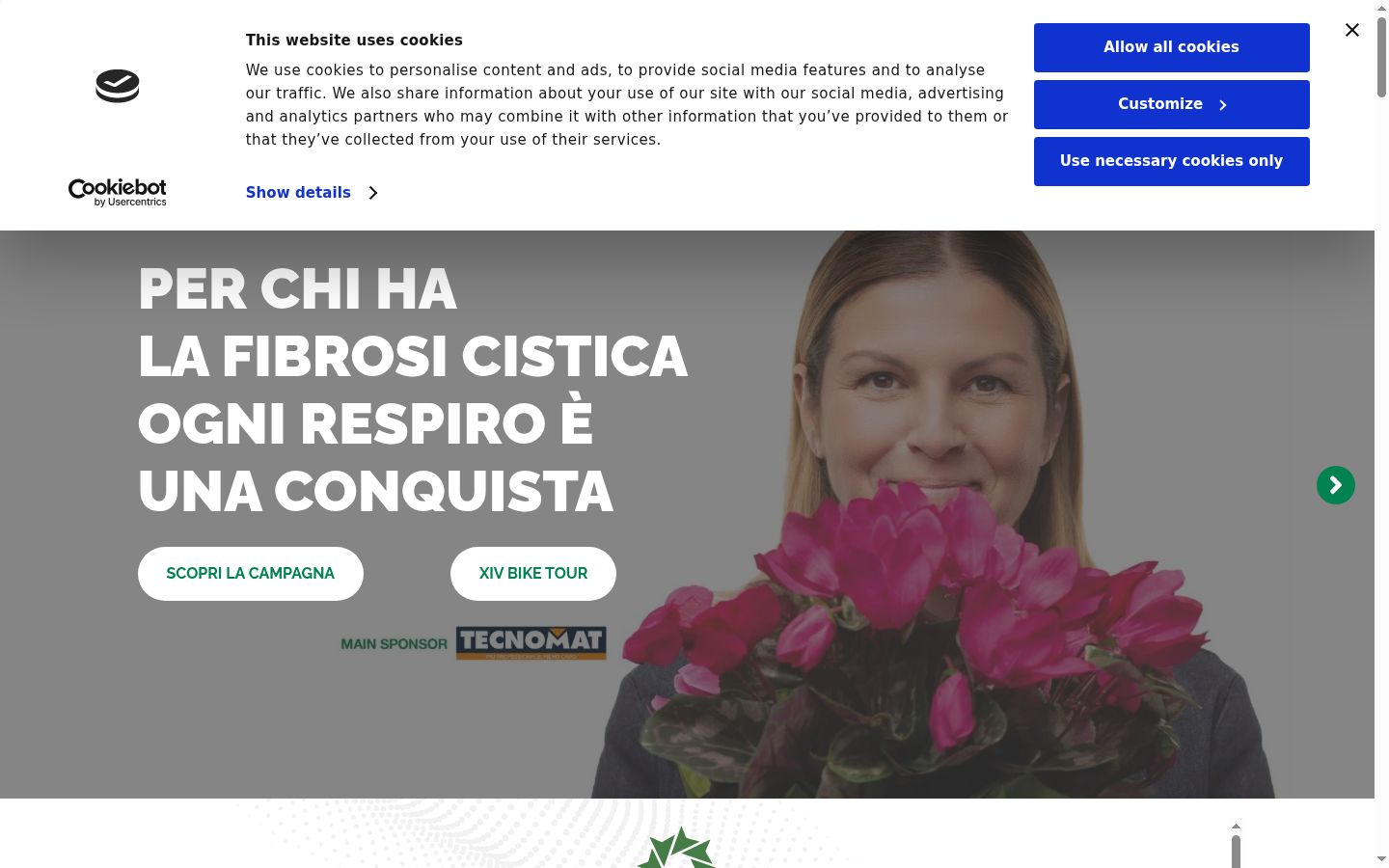 Screenshot van de toestemmingsbanner zoals getoond vóór enige interactie