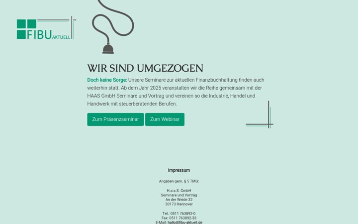 Screenshot of fibu-aktuell.de