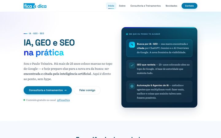 Screenshot of ficaadica.com.br