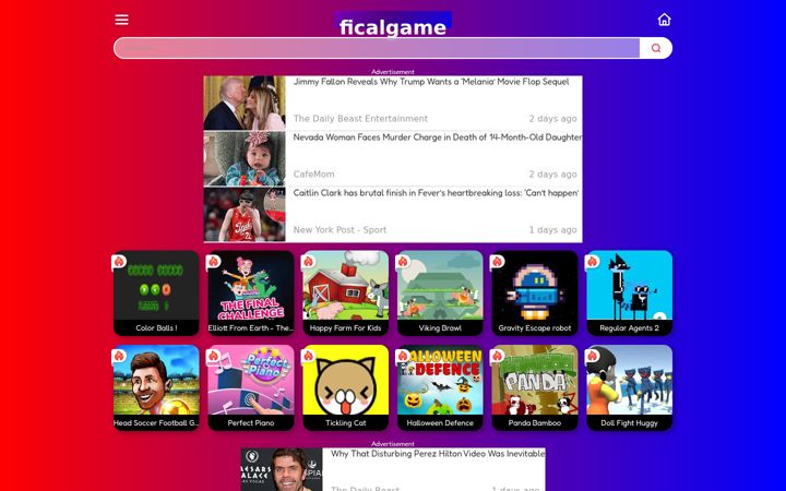 Screenshot of ficalgame.site