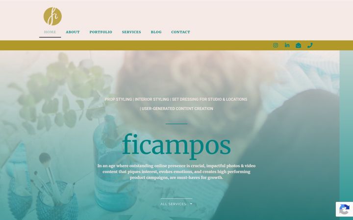 Screenshot of ficampos.com