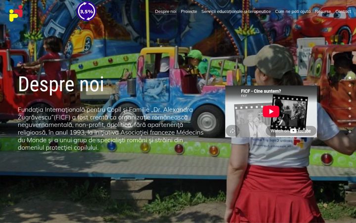 Screenshot of ficf-romania.ro
