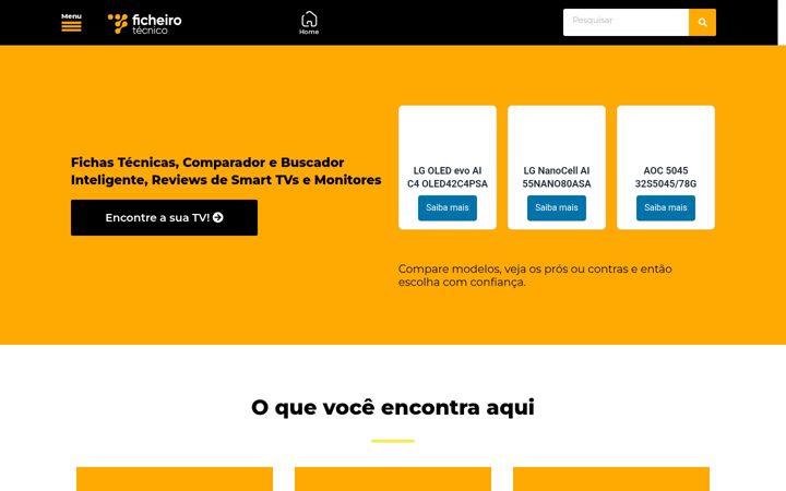 Screenshot of ficheirotecnico.com.br