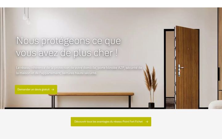 Screenshot of fichet-pointfort.com