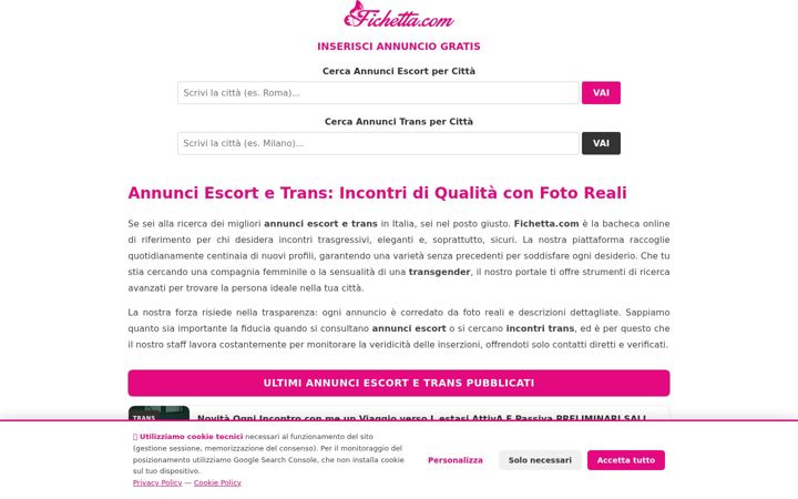 Screenshot of fichetta.com