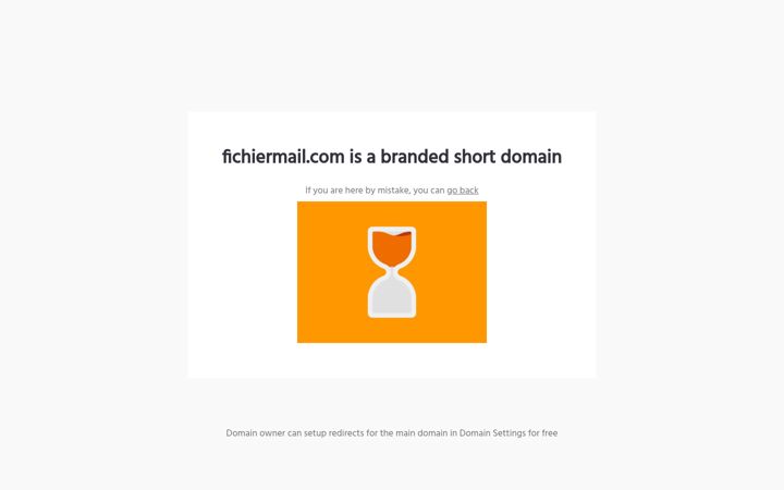 Screenshot of fichiermail.com
