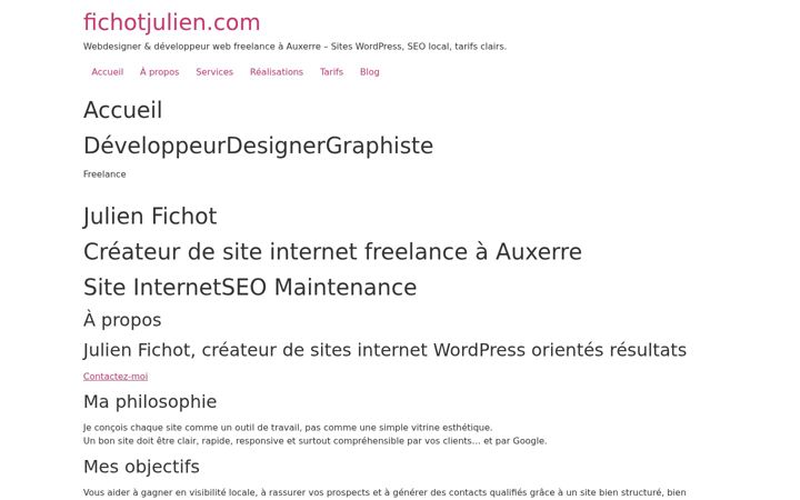 Screenshot of fichotjulien.com