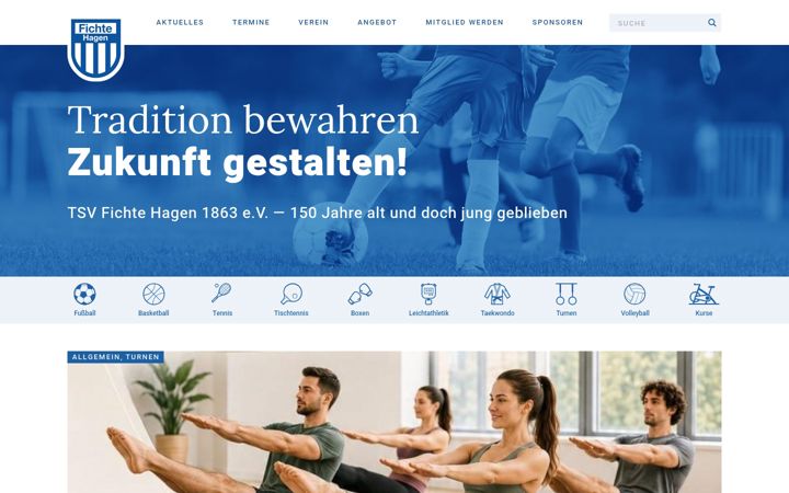 Screenshot ta' fichte-hagen.de