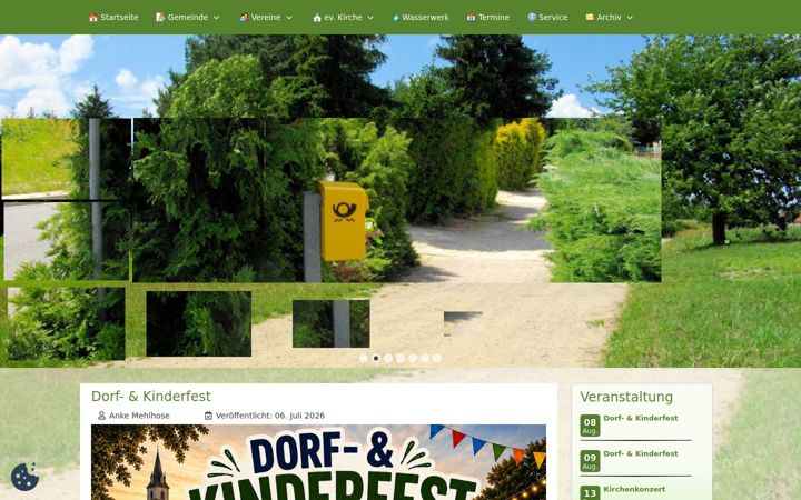 Screenshot of fichtenbergelbe.de