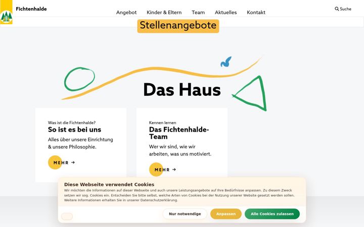 Screenshot of fichtenhalde.de