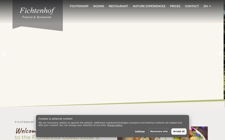 Screenshot of fichtenhof.it