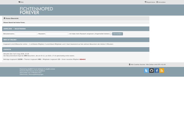 Screenshot of fichtenmoped.net
