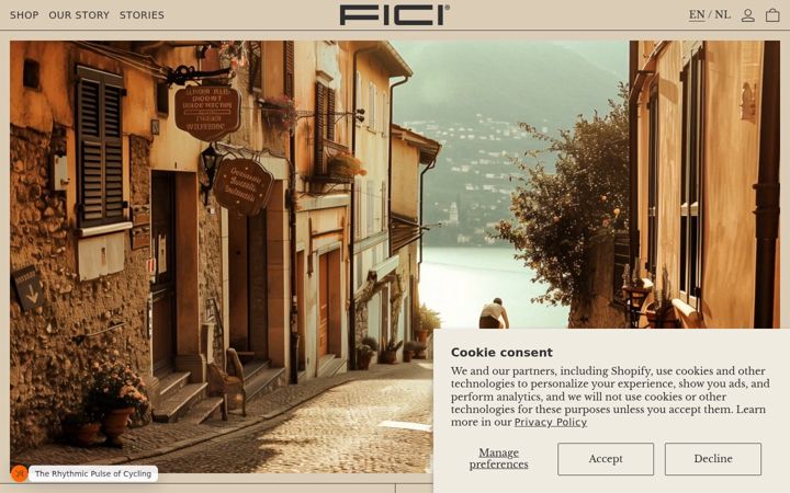 Screenshot of fici.cc