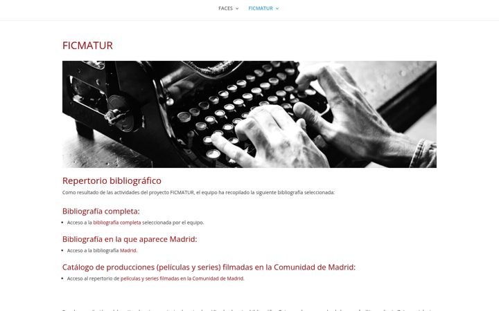 Screenshot of ficmatur-bibliog.uc3m.es
