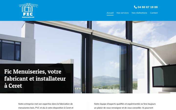 Screenshot of ficmenuiseries.fr