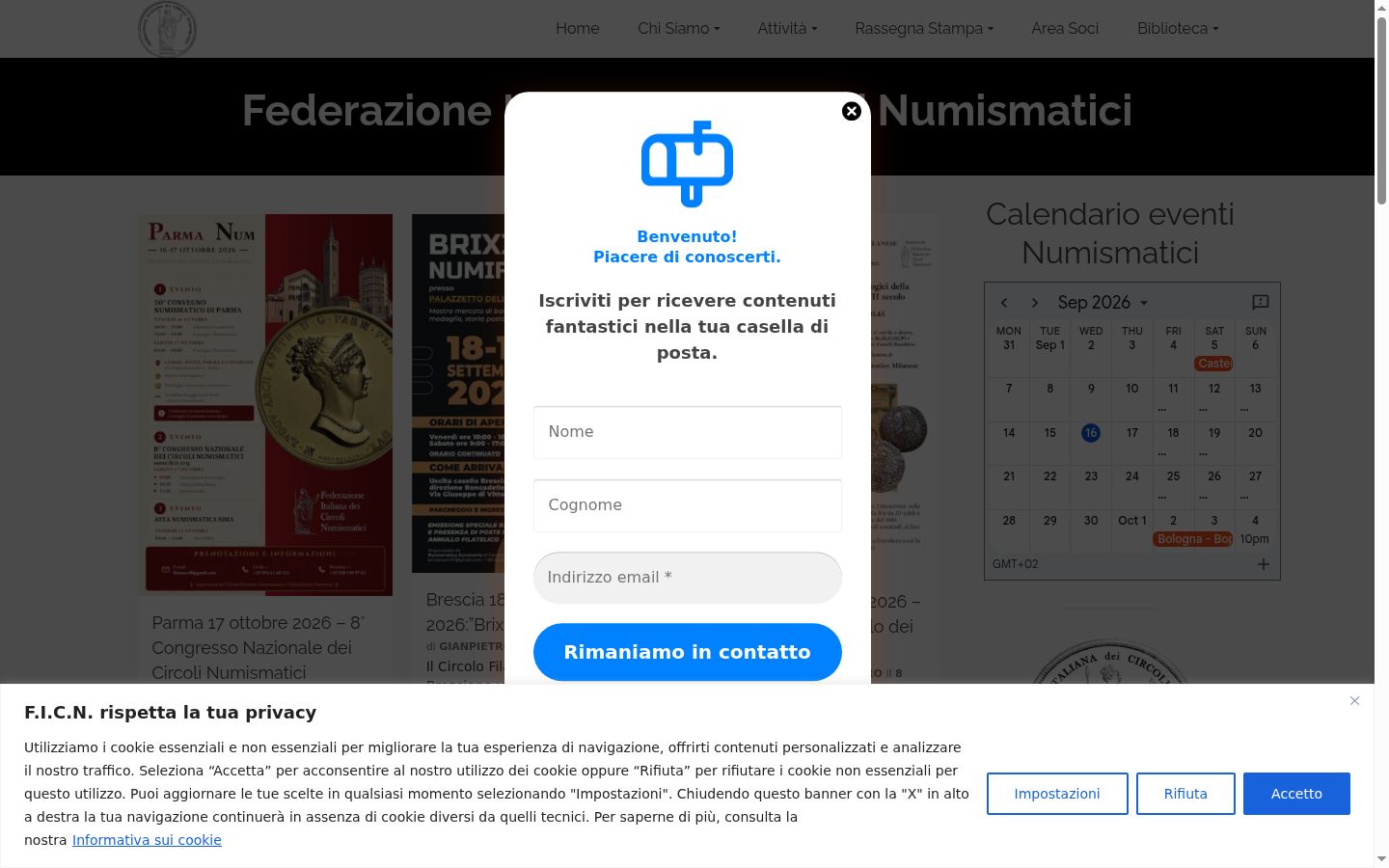 Capture d'écran de la bannière de consentement affichée avant toute interaction